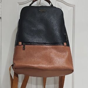 Cluci Stylish Black and Brown Men's Backpack